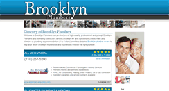 Desktop Screenshot of brooklynplumbers.com